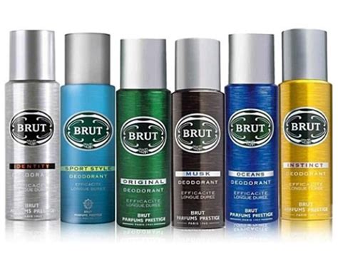 brut deodorant website.